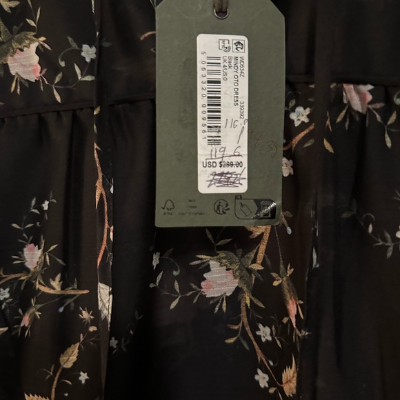 NWT ❄️ Allsaints Mindy OTO dress - Picture 8 of 10
